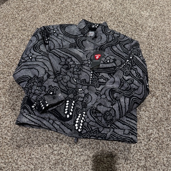 NWT！Free People Bunny Slope Printed Puffer Midnight Combo size-XL